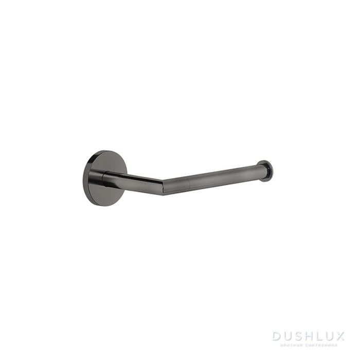 Фото Gessi Tondo Держатель туалетной бумаги, подвесной, цвет: Black Metal Brushed PVD