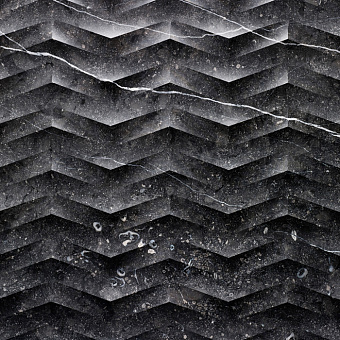 Lithos Design Geometric Натуральный камень 60x60x2см, настенный, материал: мрамор grand antique/giza