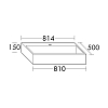 Burgbad Crono Раковина 81x50 см, 1 отв., цвет: белый