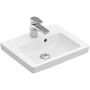 Villeroy&Boch Subway 2.0 Раковина 45х37 см, 1 отв., с переливом, цвет: белый