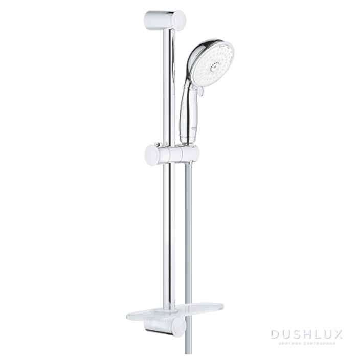 Фото Grohe Tempesta New Rustic IV, Душевой гарнитур, настенный, с 4 видами струи, цвет: хром