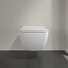 Villeroy&Boch Venticello Унитаз подвесной 37.5x56см, сиденье SlimSeat, микролифт, цвет: альпийский белый