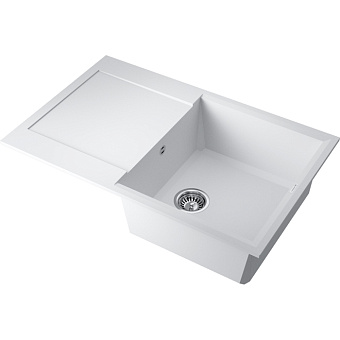 Omoikiri Sakaime 79 Кухонная мойка 79x20x50см.,встраиваемая, цвет: белый