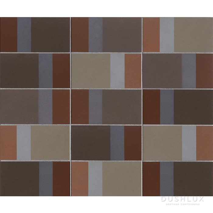 Фото Mutina Diarama Керамогранит 9.4х18.7см, настенная, глазурованный, цвет: blush dark
