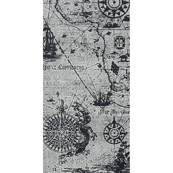 Sicis Vetrite Стеклянная плитка 29.6х59.3см, универсальная, стекло, цвет: atlas black per-grey