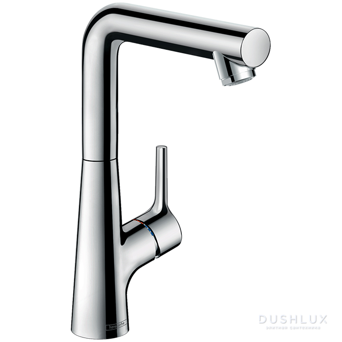 Фото Hansgrohe Talis S Смеситель для раковины 210, на 1 отв, с донным клапаном, поворотный излив 162мм, h227мм, цвет: хром