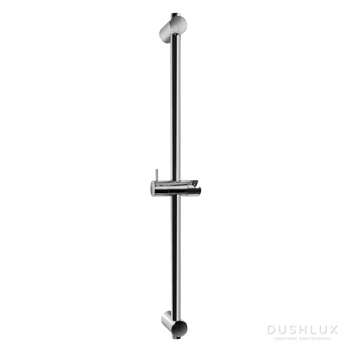 Фото Paffoni Light Штанга из латуни PRESTIGE 900мм, фиксаторы регулируемые из ABS, поворот.подвиж.крепл.для душа из металла, цвет: хром