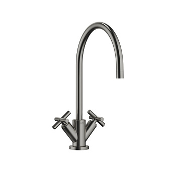Dornbracht Tara. Смеситель для кухни, 1 отв., цвет: платина темная сатинированная