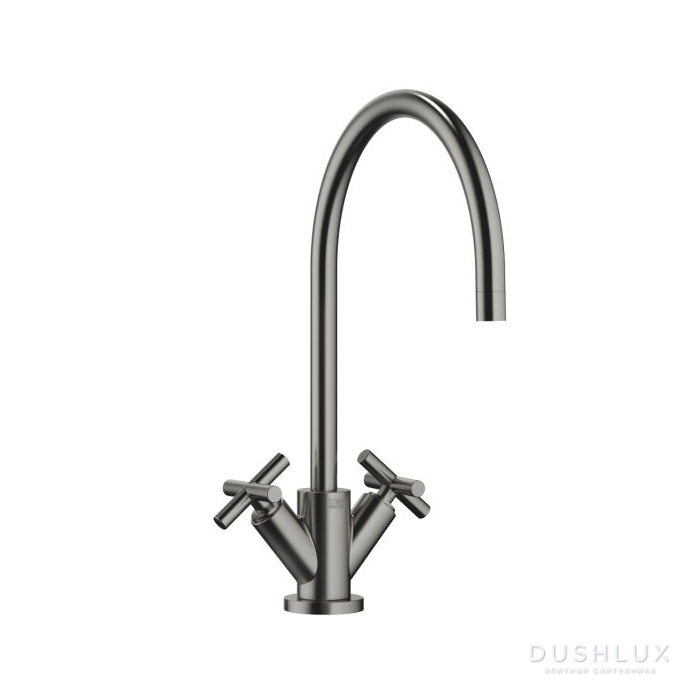 Фото Dornbracht Tara. Смеситель для кухни, 1 отв., цвет: платина темная сатинированная