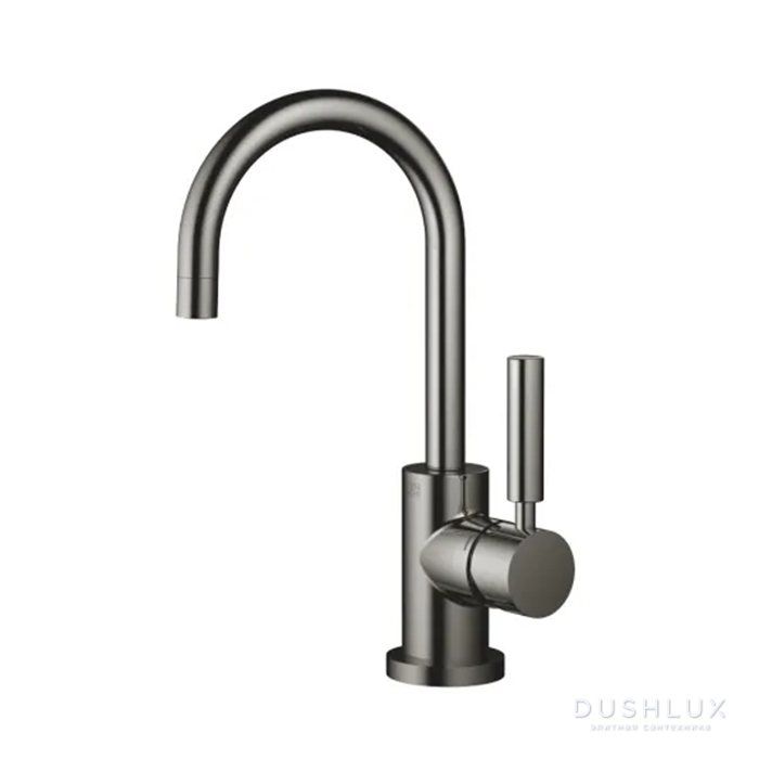 Фото Dornbracht Tara Смеситель для раковины,на 1 отв., с донным клапаном, цвет: Dark Chrome
