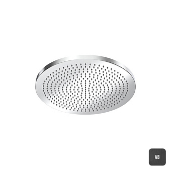 Almar Emotion Quadro Верхний душ 30x30см., настенный/потолочный, цвет: черный металл брашированный PVD