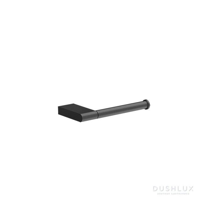 Фото Gessi Inciso Держатель для туалетной бумаги, подвесной, цвет: Black Metal   Brushed PVD