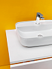 Kerasan Tribeca Раковина 60x43 см, 1 отв., накладная, цвет: белый