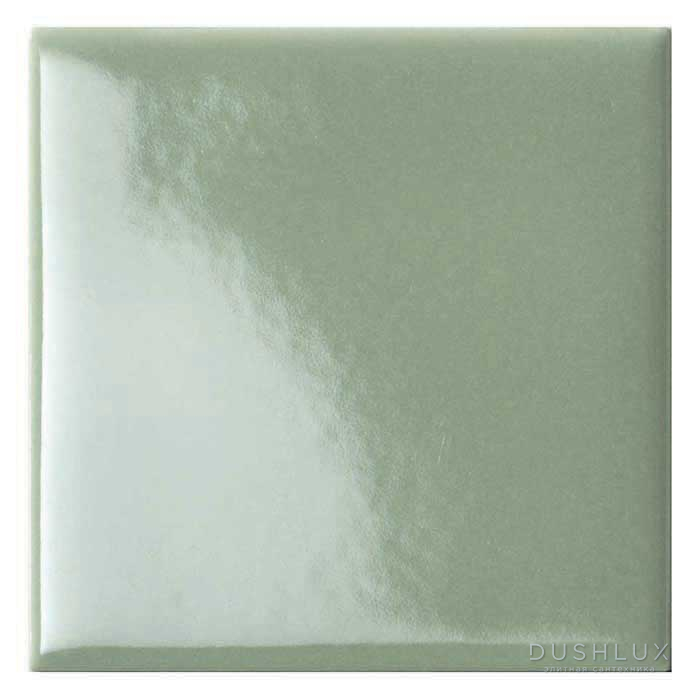 Фото Mutina Din Керамогранит 15х15 см, универсальный, цвет: light green glossy