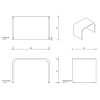 Decor Walther Stone SCH Подставка 24.5x33x21.5см, напольная, цвет: белый