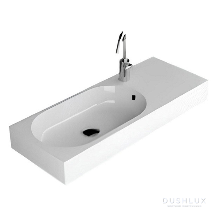 Фото Hatria Area Раковина подвесная 90x35см, 1 отверстие, цвет: белый