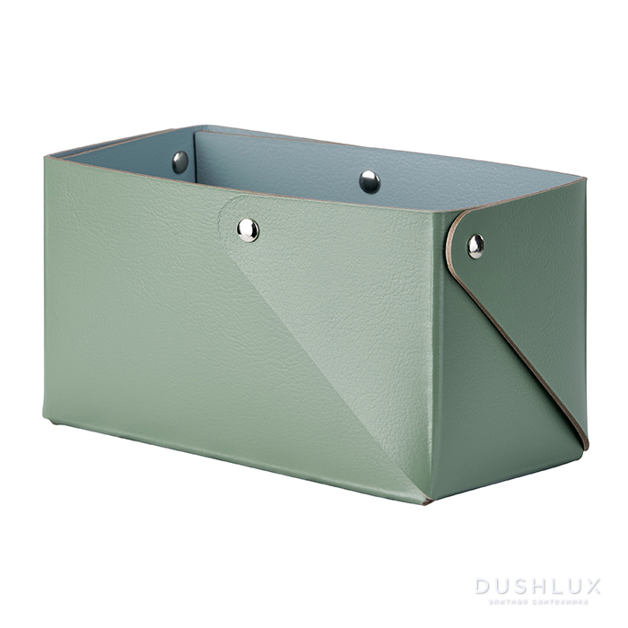 Фото Colombo Adj Коробочка MIU, 7x14H8 см , цвет: эвкалипт/небесный