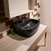 Flaminia Mono Раковина 54x40x18.5 см, 1 отв., подвесная, цвет: черный