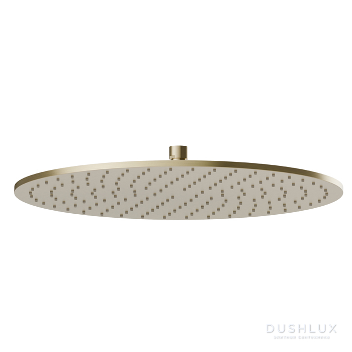 Фото Newform Head Showers Верхний душ 40см., настенный/потолочный, цвет: PVD brushed gold