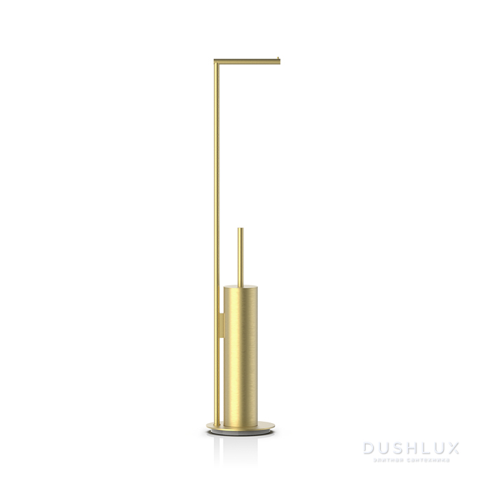 Фото Decor Walther Mikado SBK Напольная стойка 73.5см,, с ершиком и бумагодержателем, цвет: латунь