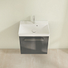 Villeroy & Boch Avento, Тумба с раковиной, подвесная, размер 53x51.4x35.2см., цвет: серый