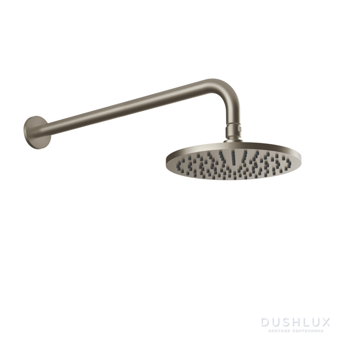 Фото Gessi Emporio shower Верхний душ Ø20см., подвесной, поворотная, с защитой от известкового налёта, цвет: Finox Brushed Nickel