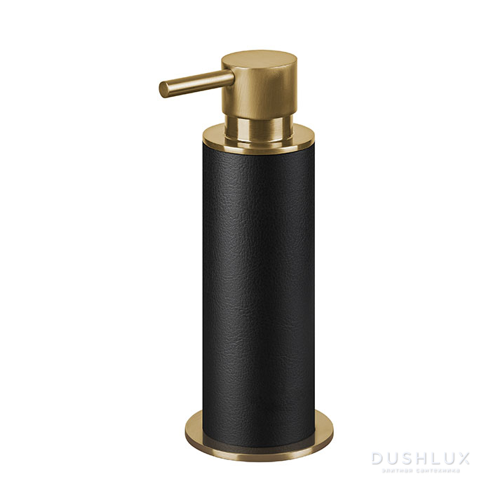 ADJ Диспенсер для жидкого мыла, D7xH19см., цвет: Gold/черный