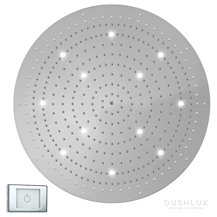 Фото BOSSINI DREAM-XL OK Верхний душ Ø 1000 мм, с 12 LED (белый), блок питания/управления, цвет: хром
