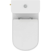 Ideal Standard Calla Унитаз напольный 69.5х36.5см., для монтажа с бачком, глубокий смыв, горизонтальный выпуск, с сиденьем, цвет: белый
