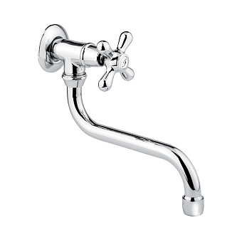 Emmevi Deco Classic Смеситель для раковины (поворотный излив 21 см), цвет: хром