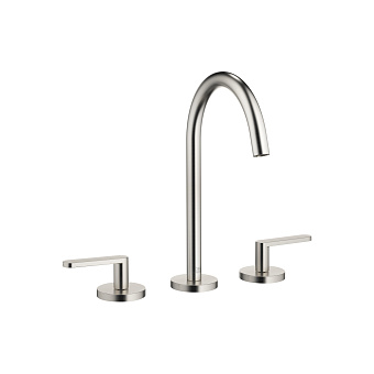 Dornbracht Meta Смеситель для раковины, на 3 отв., цвет: платина матовая