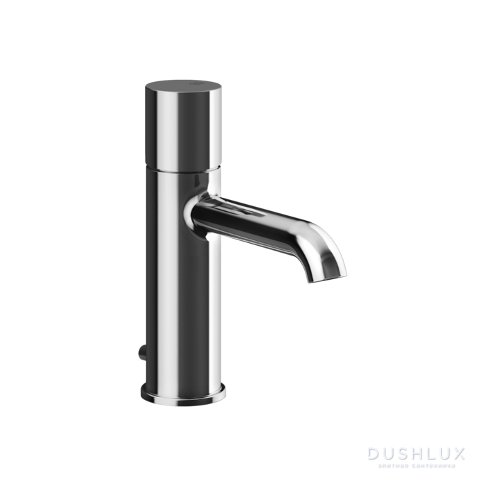 Фото Gessi Habito Unito Смеситель для раковины, 1 отв., с донным клапаном, цвет: хром