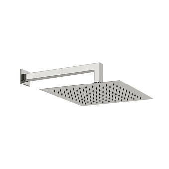 Gessi Emporio shower Верхний душ 30х30см., подвесной, поворотная, с защитой от известкового налёта, цвет: Mirror Steel