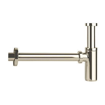 Gessi Technical Accessories Сифон для раковины, круглый, цвет: Brushed Brass PVD