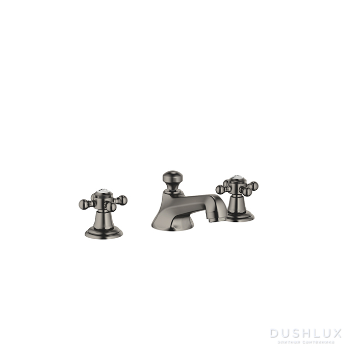 Фото Dornbracht Madison Смеситель для раковины, на 3 отв., цвет: Dark Platinum matt