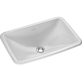 Villeroy&Boch Loop Friends Раковина 60х40.5 см, без отв., с переливом, с антигрязевым покрытием CeramicPlus, цвет: белый