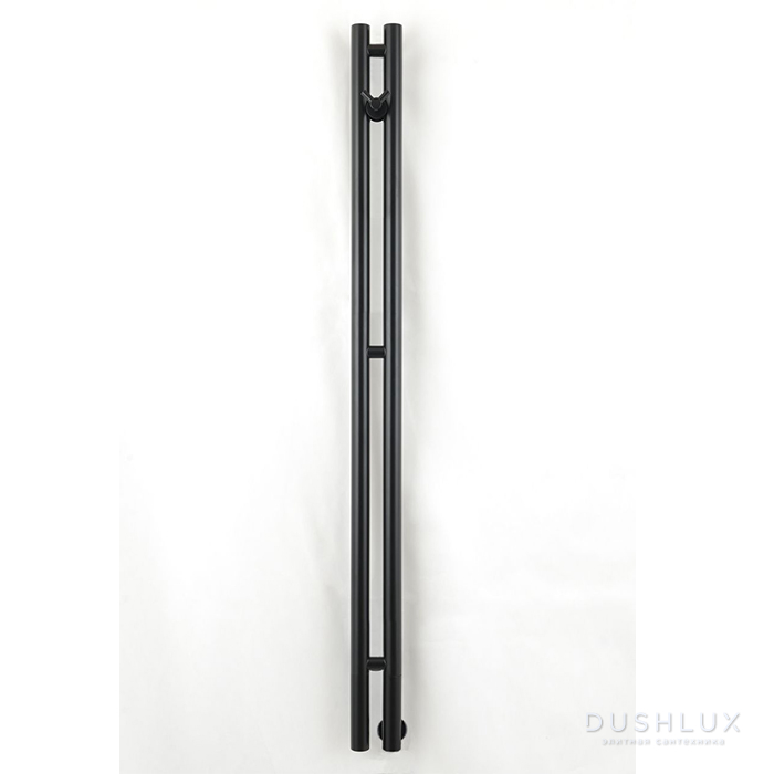 Фото Neoinox Verto Полотенцесушитель 170x8.5см, электрический, box, цвет: черный матовый
