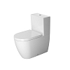 Duravit ME by Starck Бачок с механизмом двойного смыва, хром, 4,5/3 л для подключения справа или слева, 390x180мм, цвет: Белый