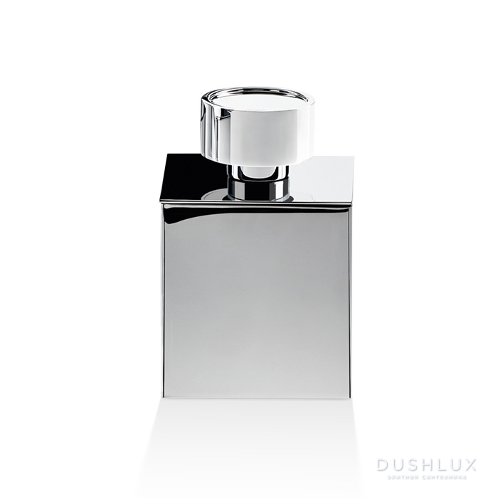 Фото Decor Walther DW 3655 Бокс универсальный 8.5x8.5x12.5см, с крышкой, цвет: хром