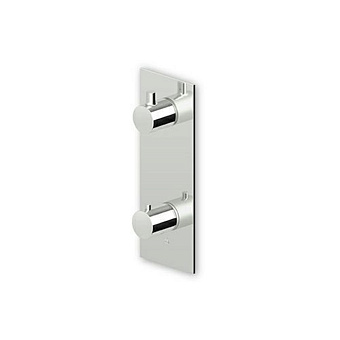 Zucchetti Pan Встроенный термостатический смеситель для душа, 1/2”, с запорным клапаном, цвет: хром
