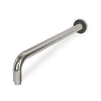 Treemme Showers Кронштейн для верхнего душа 40см., настенный, цвет: нержавеющая сталь