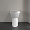Villeroy&Boch Vicare Унитаз 36х49х46см., напольный, горизонтальный смыв (с полкой), DirectFlush, цвет: альпийский белый