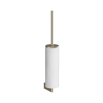 Gessi Origini Ершик для унитаза, подвесной, цвет: белый/Finox Brushed Nickel