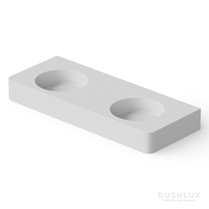 Фото Dea Design Washbasins Раковина 120x48x14см., накладная, без отв., Solid Surface, цвет: White №18