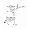 Grohe Euro Ceramic Раковина 65 см, 1 отв., подвесная, цвет: белый