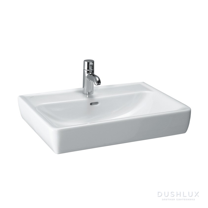 Фото Laufen Pro Раковина накладная 65x48x11.5см., с 1 отв., цвет: белый
