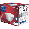Duravit D-Neo Унитаз подвесной 37x54 см, безободковый, в комплекте с сиденьем 0021690000, цвет: белый