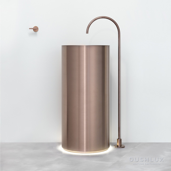 Фото CEA Design FLAG Смеситель для душа, настенный, прогрессивный, цвет: PVD бронза сатинированная