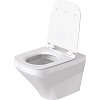 Duravit DuraStyle Комплект: подвесной унитаз Rimless 255109 37х54 см.+ сиденье с автоматическим закрыванием 006739,
