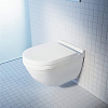 Duravit Starck 3 Унитаз 54x36см., подвесной, безободковый, с сиденьем микролифт, цвет: белый